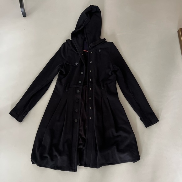 Armani Exchange Thick Jersey Hoodie Coat - Picture 9 of 15
